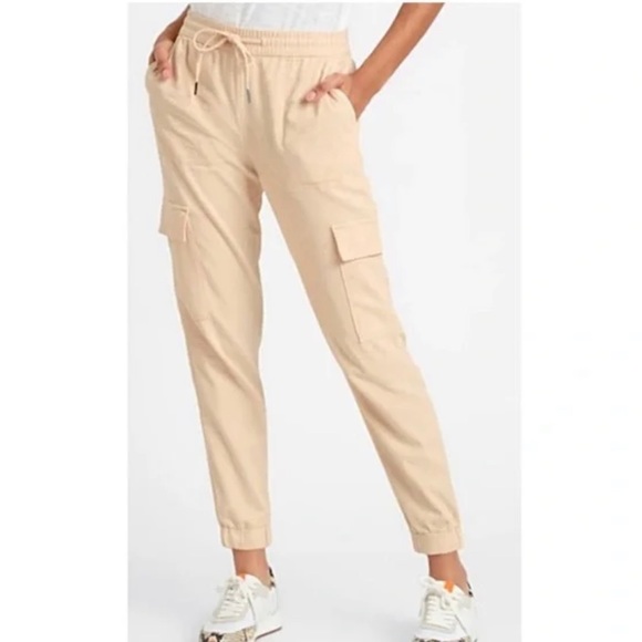 SOLD!! M Banana Republic cotton modal blend draw waist jogger pants - Picture 3 of 11